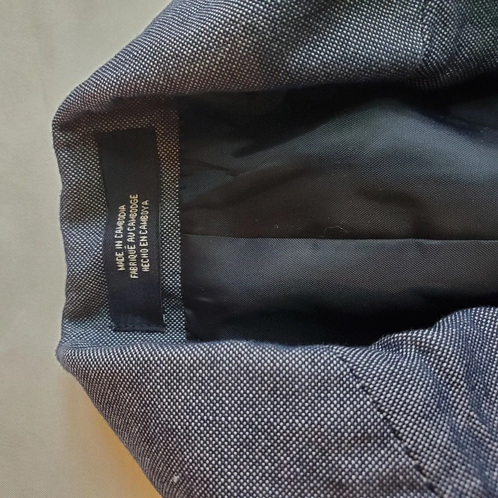 Nautica Kids‎ Boys Blue Chambray Blazer Jacket Size 4